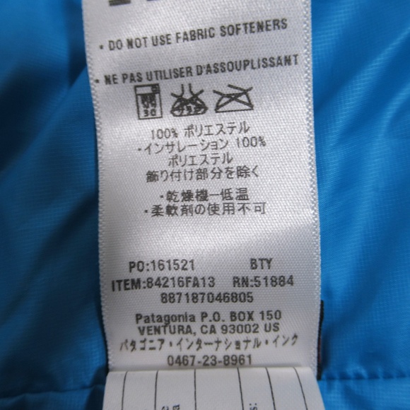 Patagonia Women's Nano Puff® Jacket Blue Butterfly BTY 84216FA13 PrimaLoft XS - Picture 12 of 12